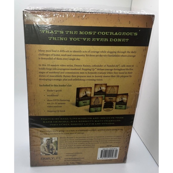 FamilyLife Stepping Up Leader Kit Dennis Rainey Video Series Men\'s Study New - Picture 3 of 3
